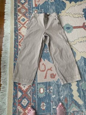 SPANX Straight Leg Pants in Tan